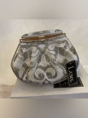 Lumy Beaded Evening Clutch